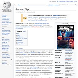 Samurai Cop - Wikipedia