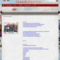 Samurai Battles - historical wargames