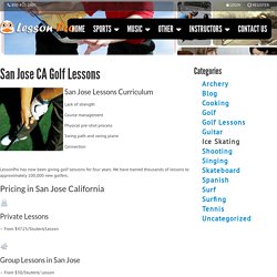 San Jose CA Golf Lessons