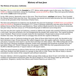 San Jose History