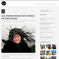 Old Finnish People With Things On Their Heads