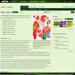 Mana Spirit - The Wiki of Mana, the real Sanctuary for Mana / Seiken Densetsu fans! Characters, monsters, equipment and more!