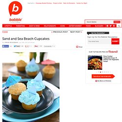 Sand and Sea Beach Cupcakes