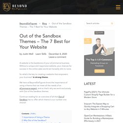 Out of the Sandbox Themes - The 7 Best for Your Website