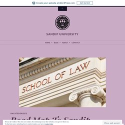 Road Map To Sandip University Top Law School in Nashik