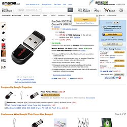 SanDisk Cruzer Fit 16GB USB Flash Drive: Amazon.co.uk: Computers