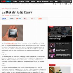 SanDisk slotRadio Review