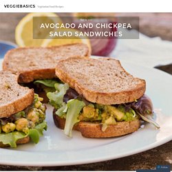 Avocado and Chickpea Salad Sandwiches