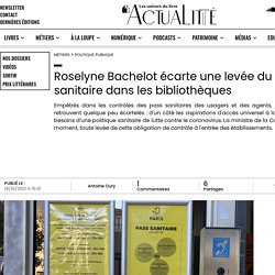 Roselyne Bachelot écarte une levée du pass sanitaire dans les bibliothèques