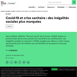 Crise sanitaire et inégalités sociales : le portrait social de la France
