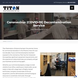 Coronavirus Sanitization & Disinfection Services - Titan 911