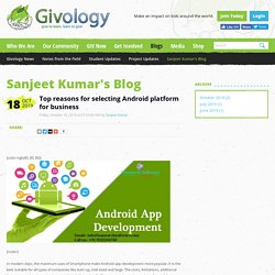 Sanjeet Kumar's blog