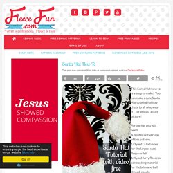 Free Santa Hat Pattern - Fleece Fun