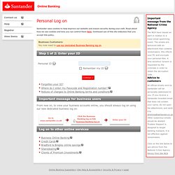 Santander Online Banking