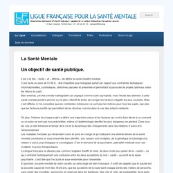 Ligue Française pour la Santé Mentale
