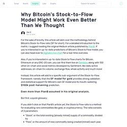 Santiment: Why Bitcoin’s Stock-to-Flow Model Might Work Even Better Than We Thought