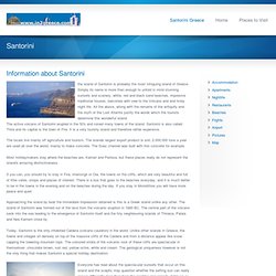 Santorini Greece,Greek islands information about Santorini island
