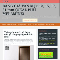 Tại sao bạn nên sử dụng cửa gỗ công nghiệp cốt ván mdf