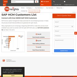 Companies using SAP HCM