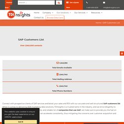 Sap users email list