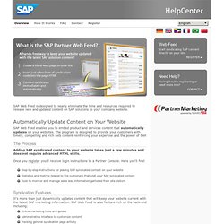 SAP - Help Center - Overview