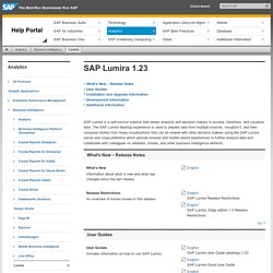 SAP Lumira 1.23