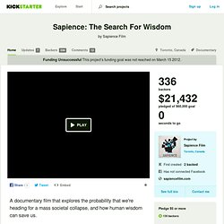 Sapience: The Search For Wisdom by Sapience Film