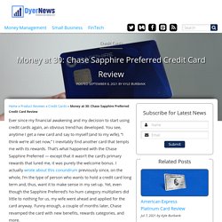 Money at 30: Chase Sapphire Preferred Credit Card Review