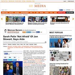 Sarah Palin 'Not Afraid' Of Jon Stewart, Says Aide