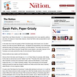 Sarah Palin, Paper Grizzly