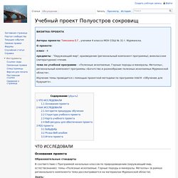 Учебный проект Полуостров сокровищ — Saratov FIO Wiki
