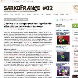 la dangereuse entreprise de démolition de Nicolas Sarkozy