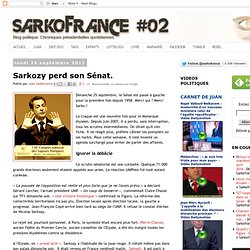 Sarkozy perd son Sénat.