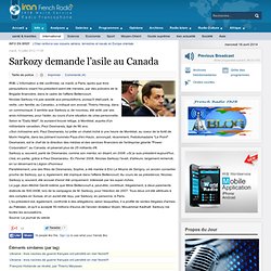 Sarkozy demande l’asile au Canada