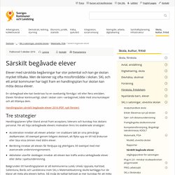 Särskilt begåvade elever - SKL