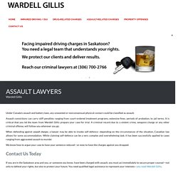 Saskatoon Assault Lawyers