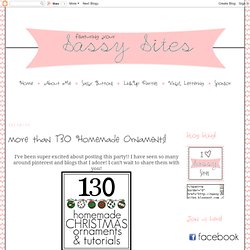 {more than} 130 Homemade Ornaments!