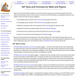 SAT Math Facts and Formulas