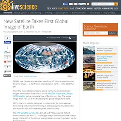 New Satellite Takes First Global Image of Earth