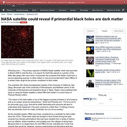 NASA satellite could reveal if primordial black holes are dark matter