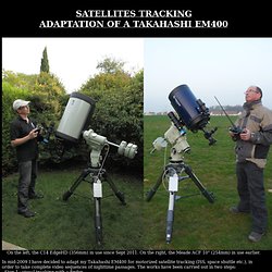 Satellite tracking telescope