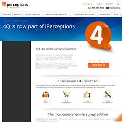 4Q Survey: Free Customer Satisfaction Website Feedback Survey