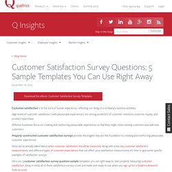 Customer Satisfaction Survey Questions: 5 Free Templates