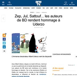 Zep, Jul, Sattouf... les auteurs de BD rendent hommage à Uderzo