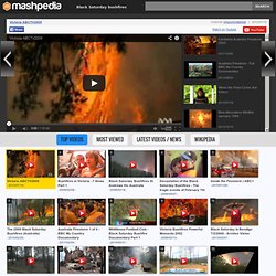 Black Saturday bushfires videos