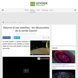 Video - Saturne et ses satellites : les découvertes de la sonde Cassini