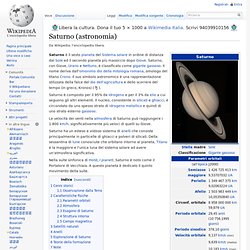 Saturno (astronomia)