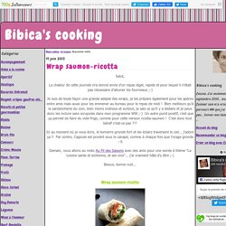 Wrap saumon-ricotta - Bibica's cooking