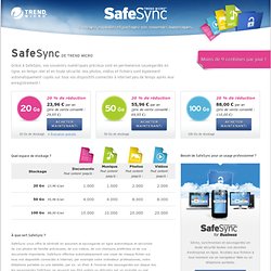 SafeSync - Sauvegarde en ligne et synchronisation