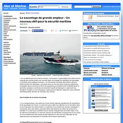 Le sauvetage de grande ampleur : Un nouveau défi pour la sécurité maritime